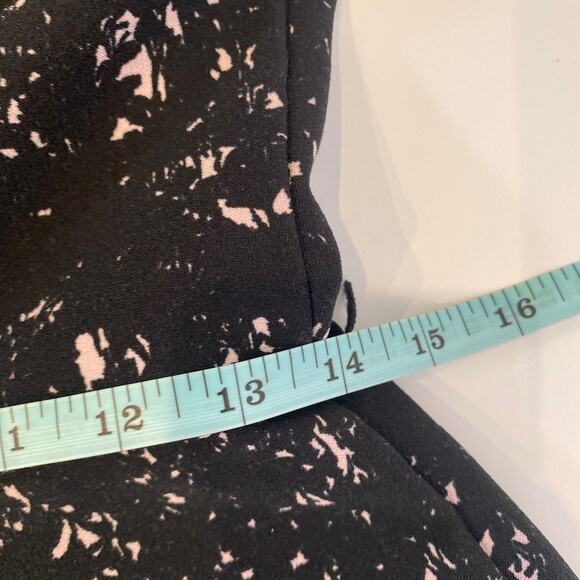 Luxe by Carmen Marc Valvo Midi Fit & Flare Dress Sz 4 Pink Black - Picture 12 of 16